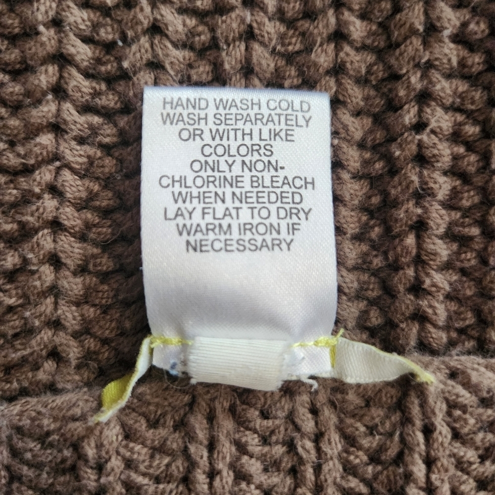 Giani Bini Brown Knit Sweater with Side Ties - Picture 5 of 5